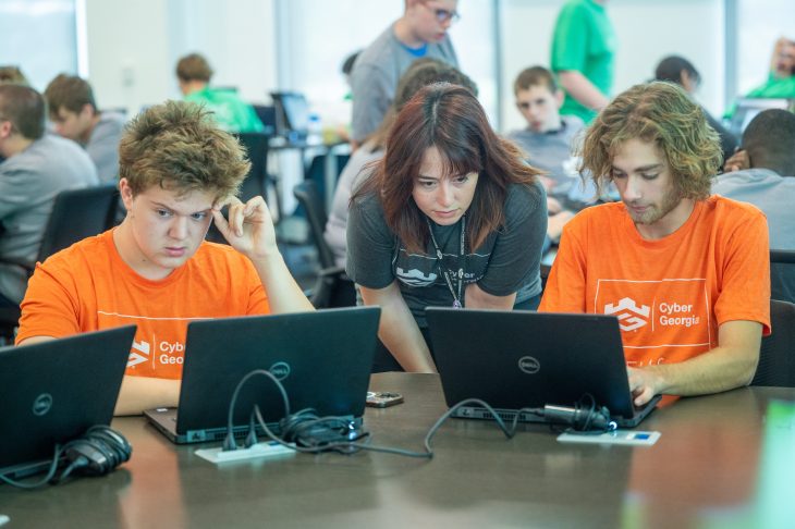 Cyber Georgia STEMfest photographed at the Georgia Cyber Center in Augusta, Ga., Wednesday September 13, 2023. 

Photo by Michael Holahan
9/13/23 10:45:03 AM