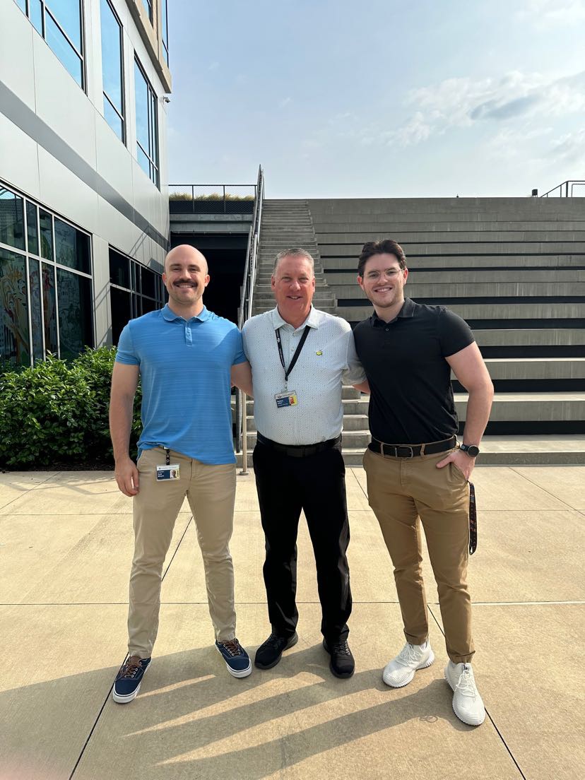 Georgia Cyber Center at Augusta University student assistant and grad with mentor