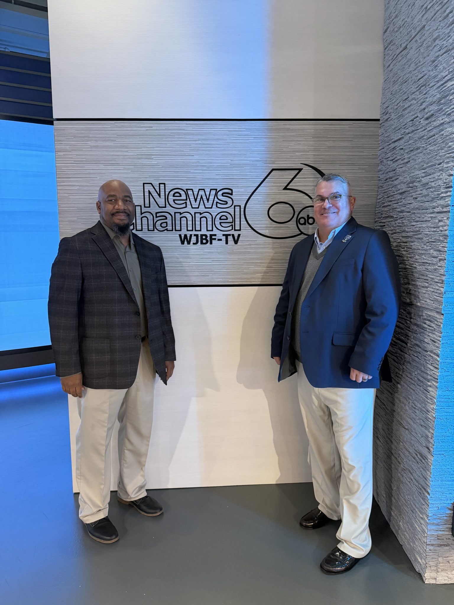 Dr. John McLain and Danny Etheredge at WJBF News Channel 6