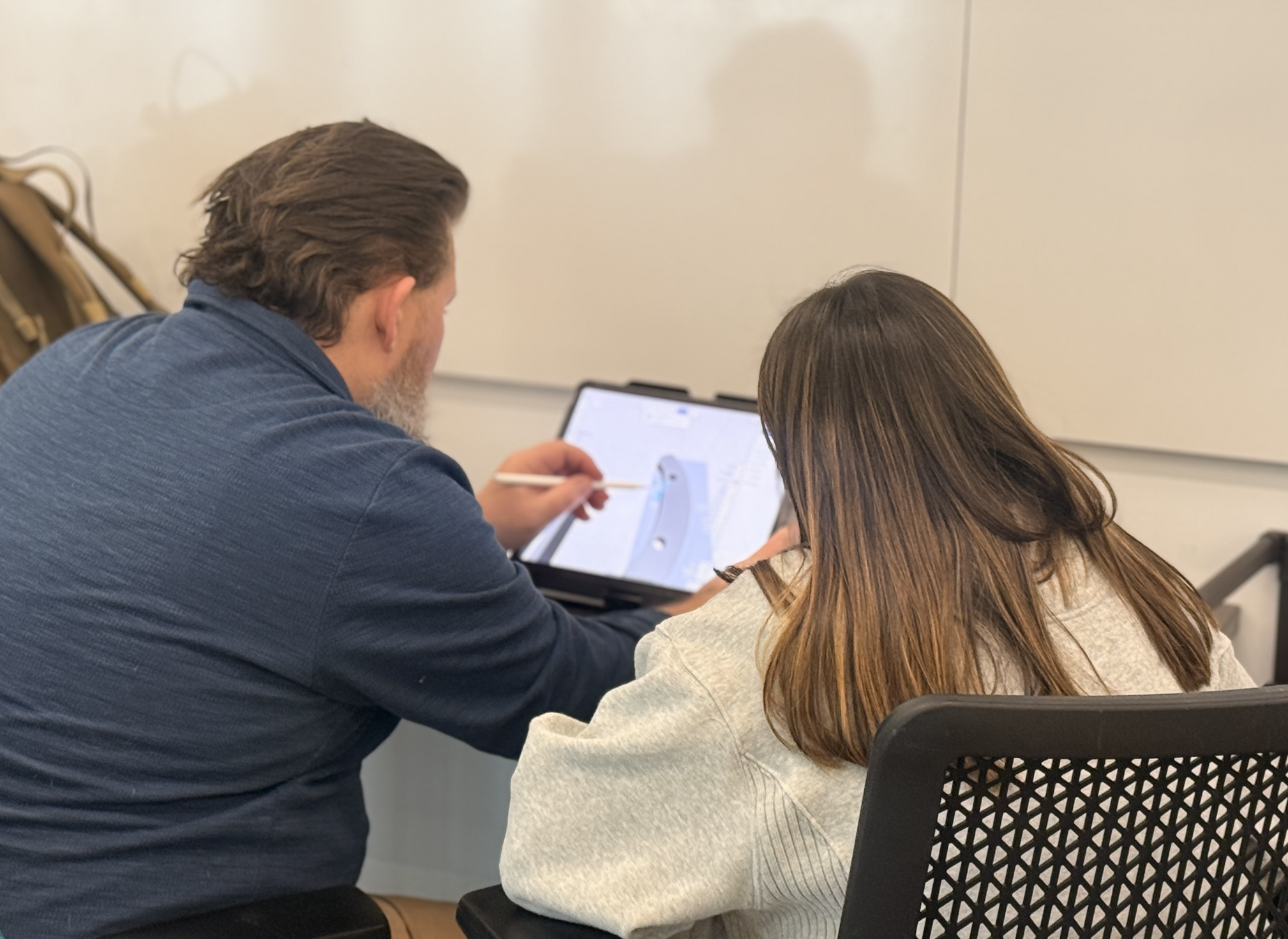 prototyping with OT students in the Garage Makerspace at Georgia Cyber Innovation & Training Center