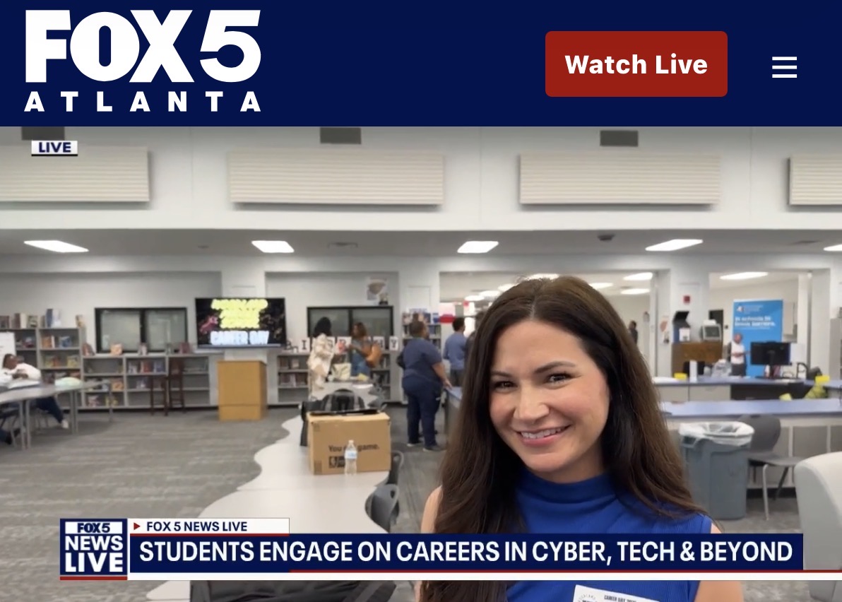 Director of Outreach & Engagement at Georgia Cyber Center talks with Fox5 Atlanta about K-12 outreach