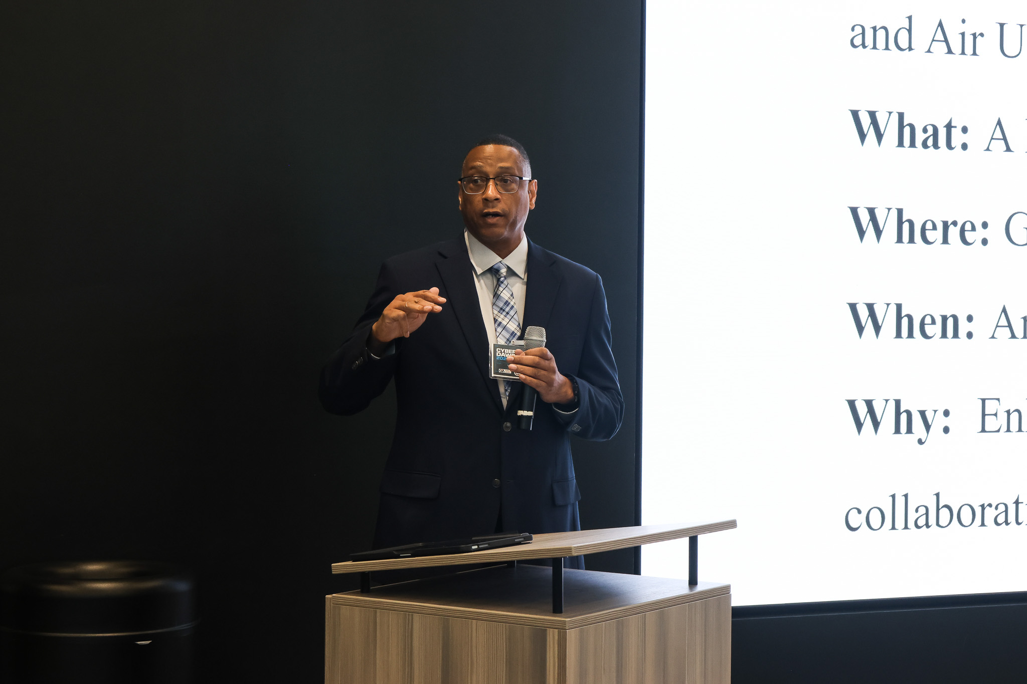 Speaker during Cyber Dawg at Georgia Cyber Center