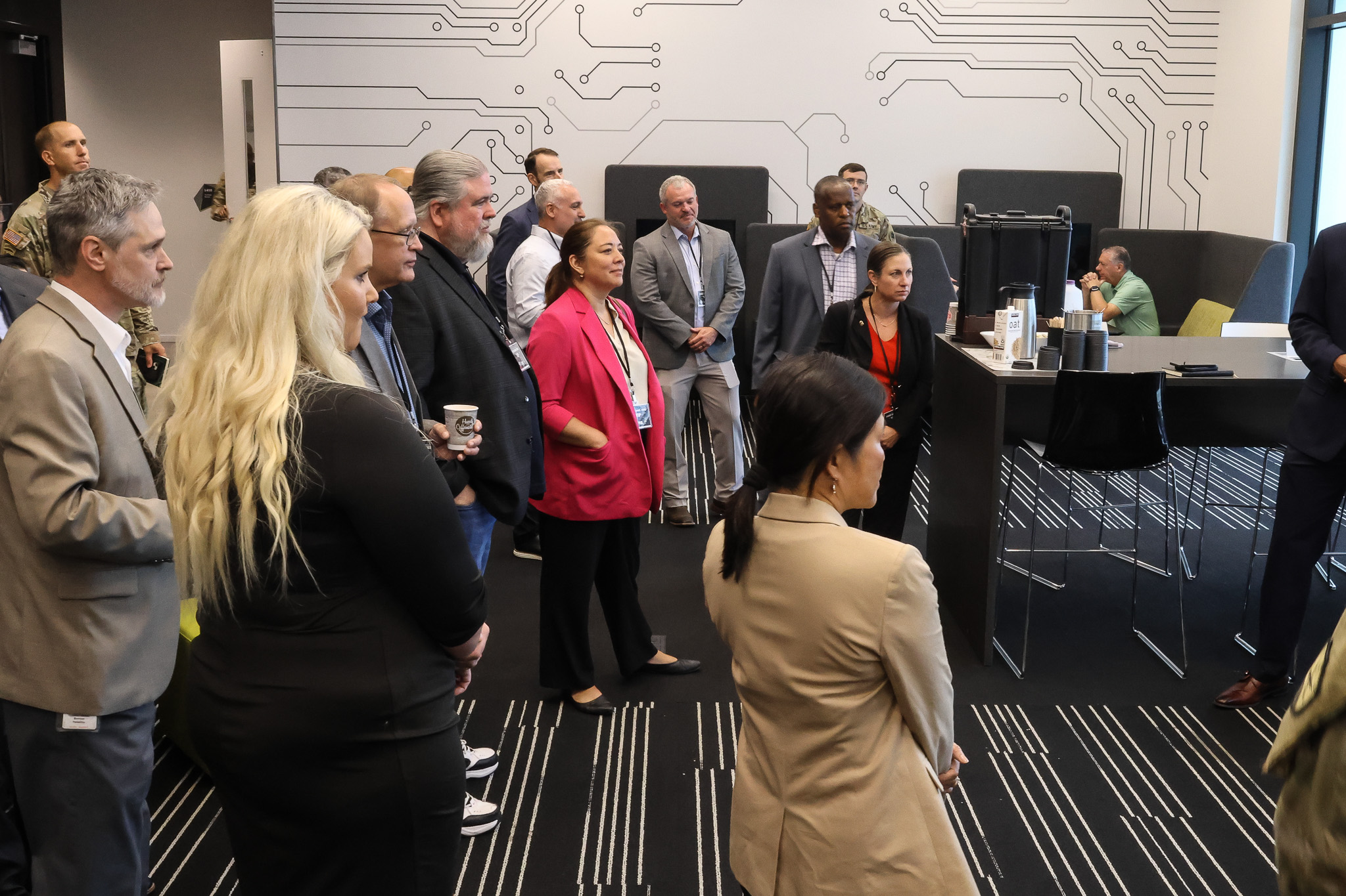 Cyber Dawg attendees at the Georgia Cyber Center
